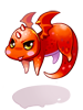 Red Baby Dragon